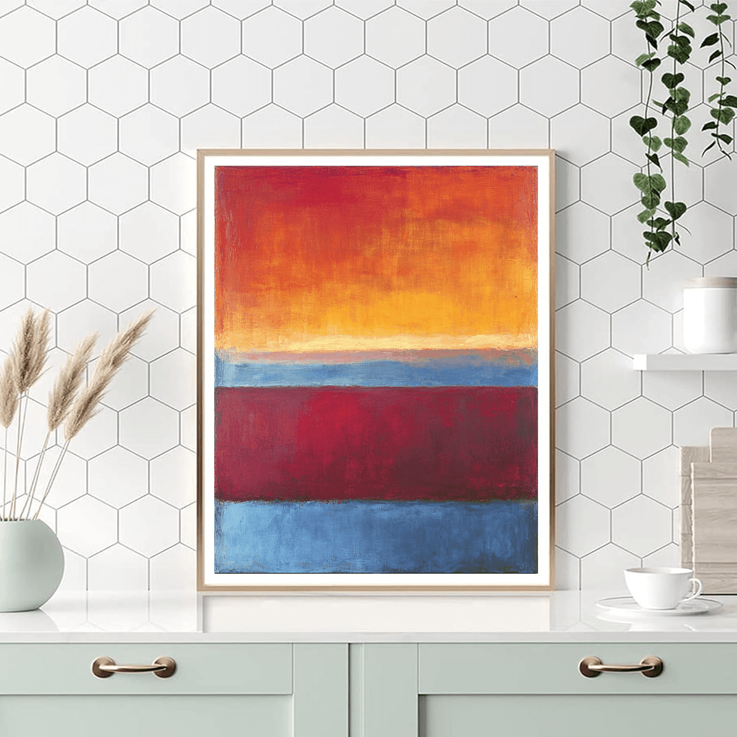 Mark Rothko Inspired Rothko's Solar Horizon  Paint By Numbers Kits