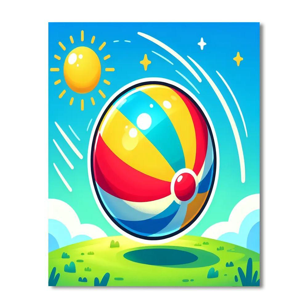 Bouncy Ball Painting By Numbers Kit