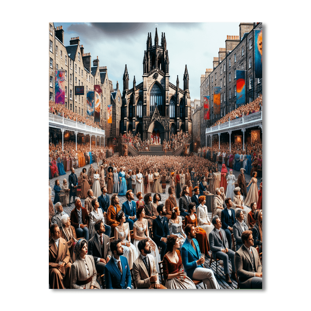 Edinburgh International Festival - Scotland Paint By Color