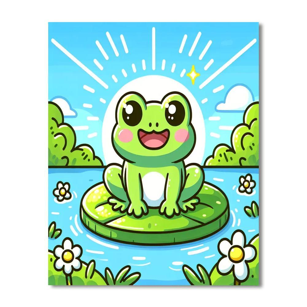 Sunshine Frog Numbered Painting Kits