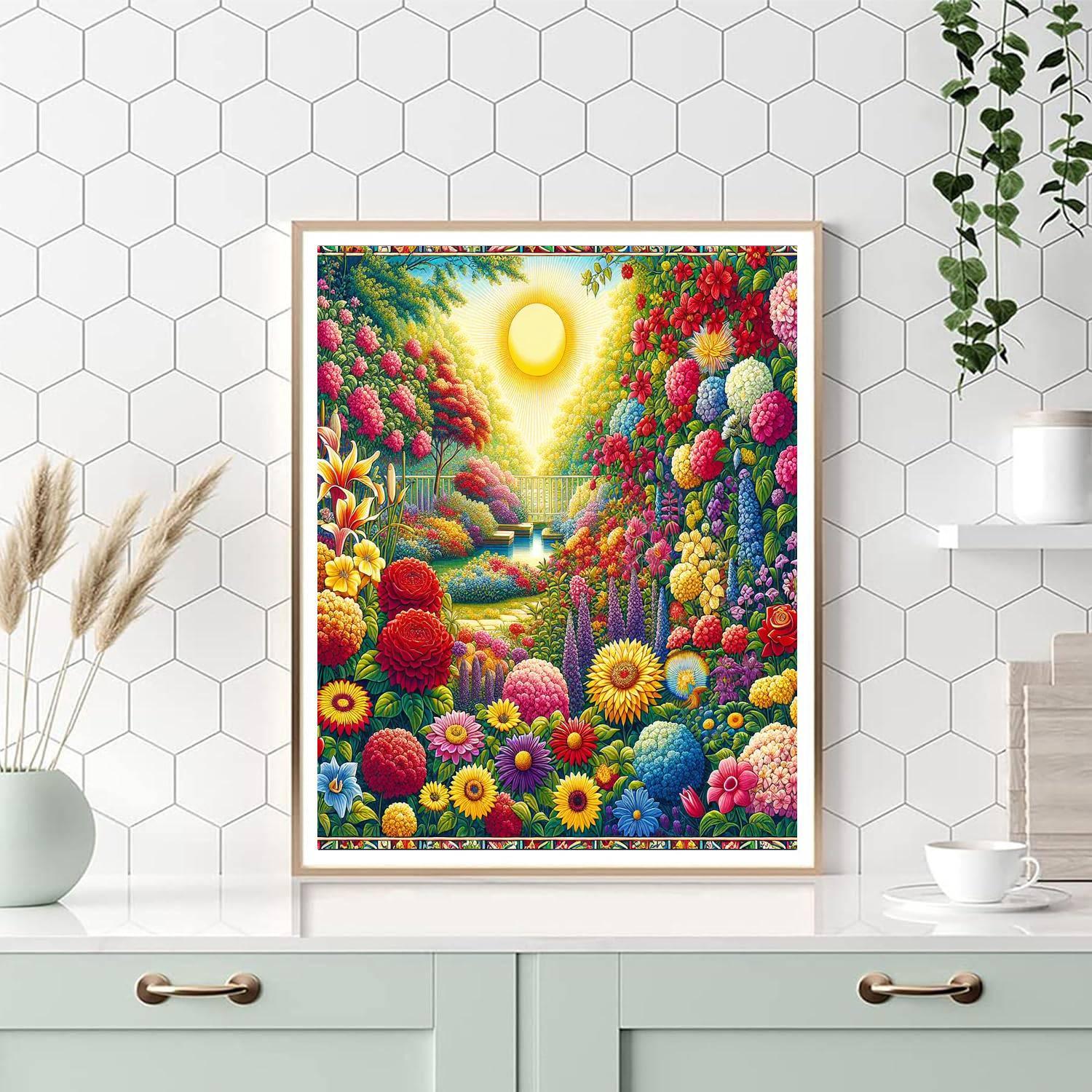 Vivid Summer Blossoms Paint By Numbers