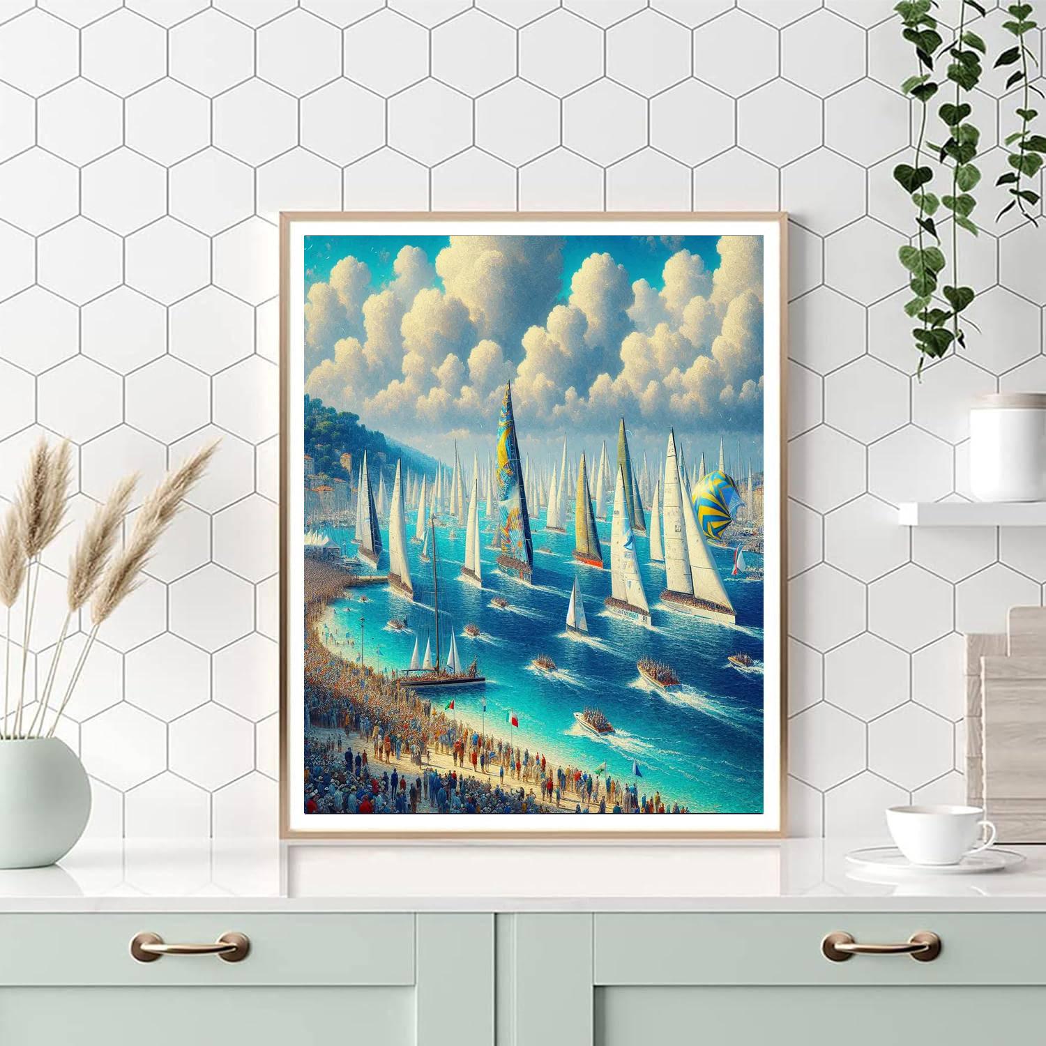 Barcolana Regatta - Trieste, Italy Numbered Painting Kits