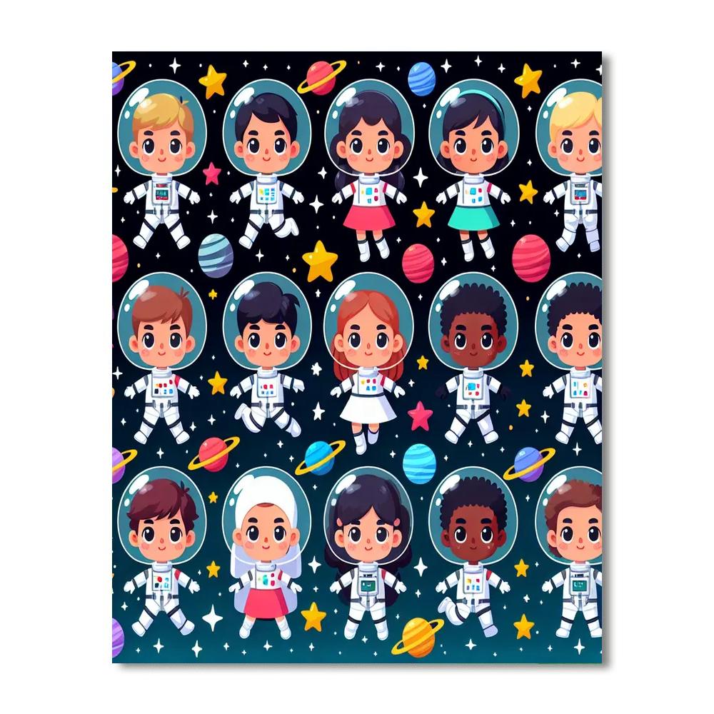 Galaxy Guardians On Starry Quest Paint By Numbers Kits