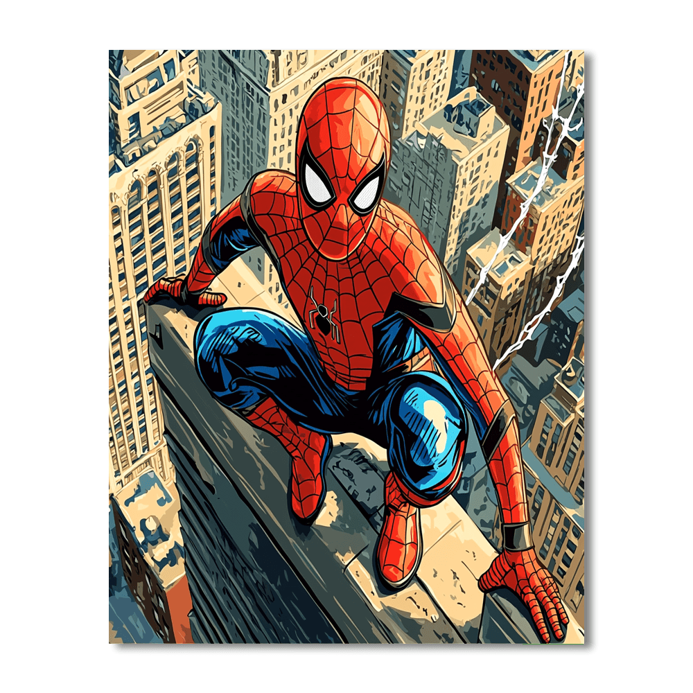 Tom Holland: Swinging Through The Marvel Universe Numbered Painting Kits