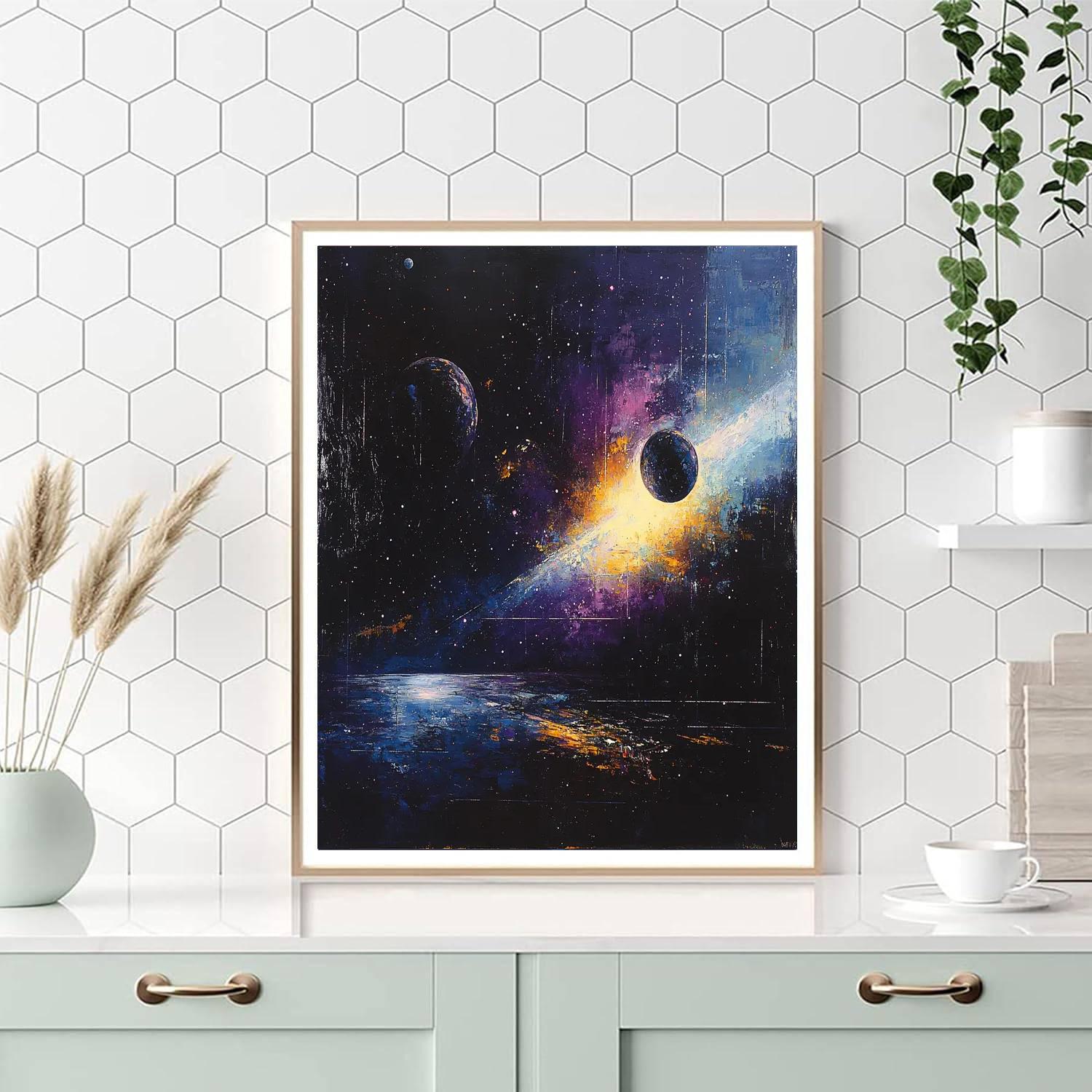 Caravaggio Inspired Reverie Of The Cosmos  DIY Paint By Numbers