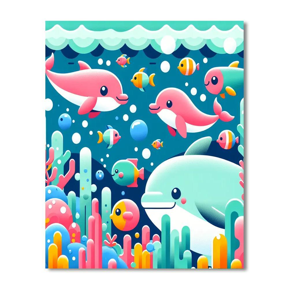 Bright Ocean Explorers Painting By Numbers Kit