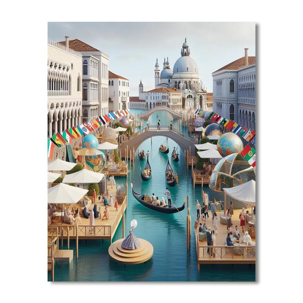 The Venice Biennale - Italy Painting By Numbers Kit