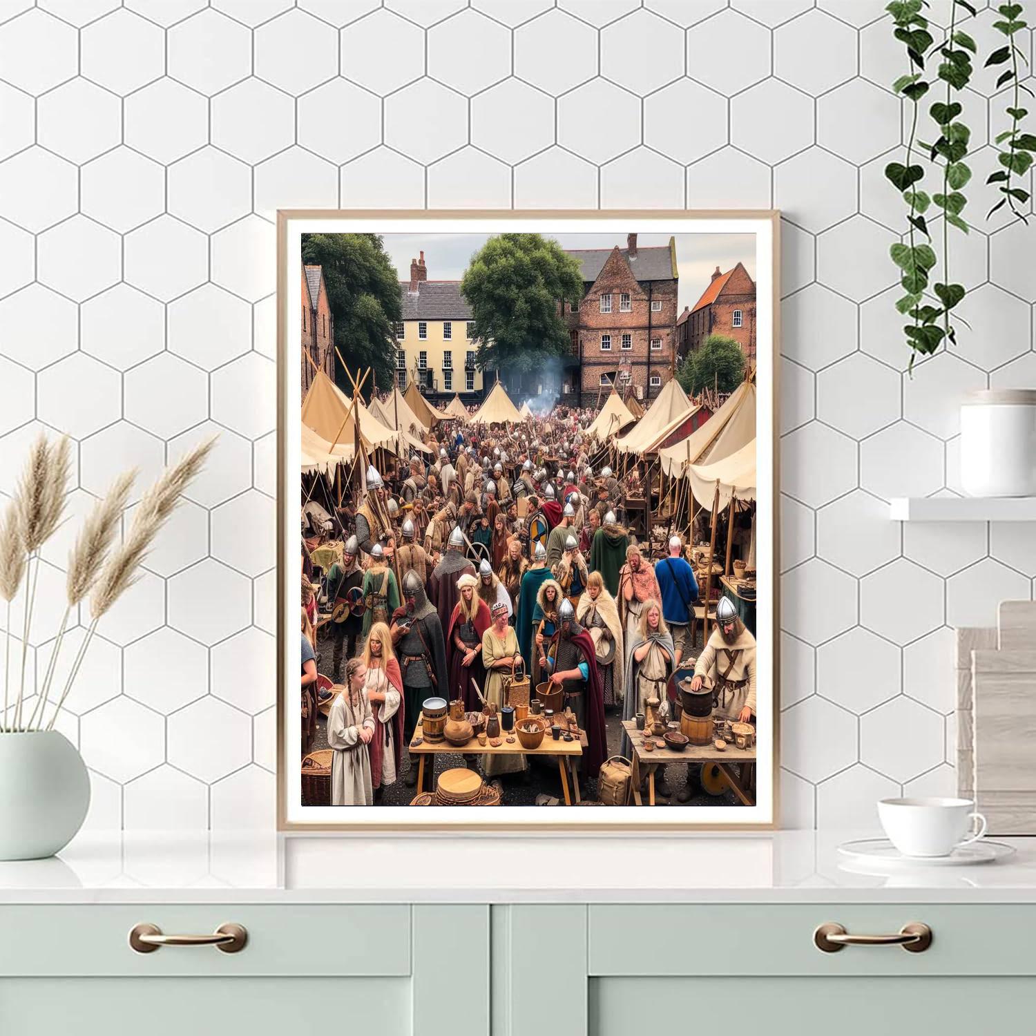 Jorvik Viking Festival - England DIY Paint By Numbers