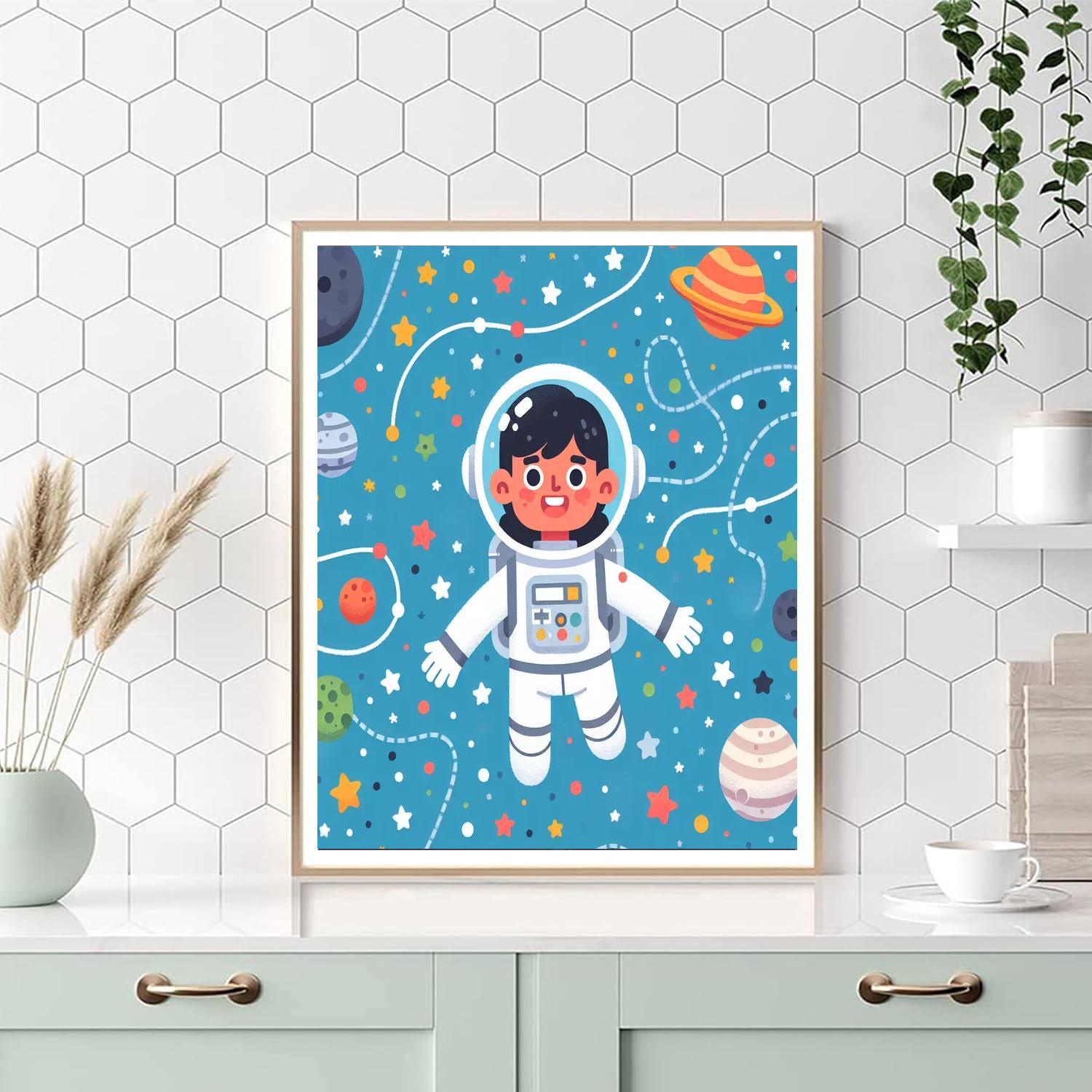Starry Space Journey Paint By Numbers Kits