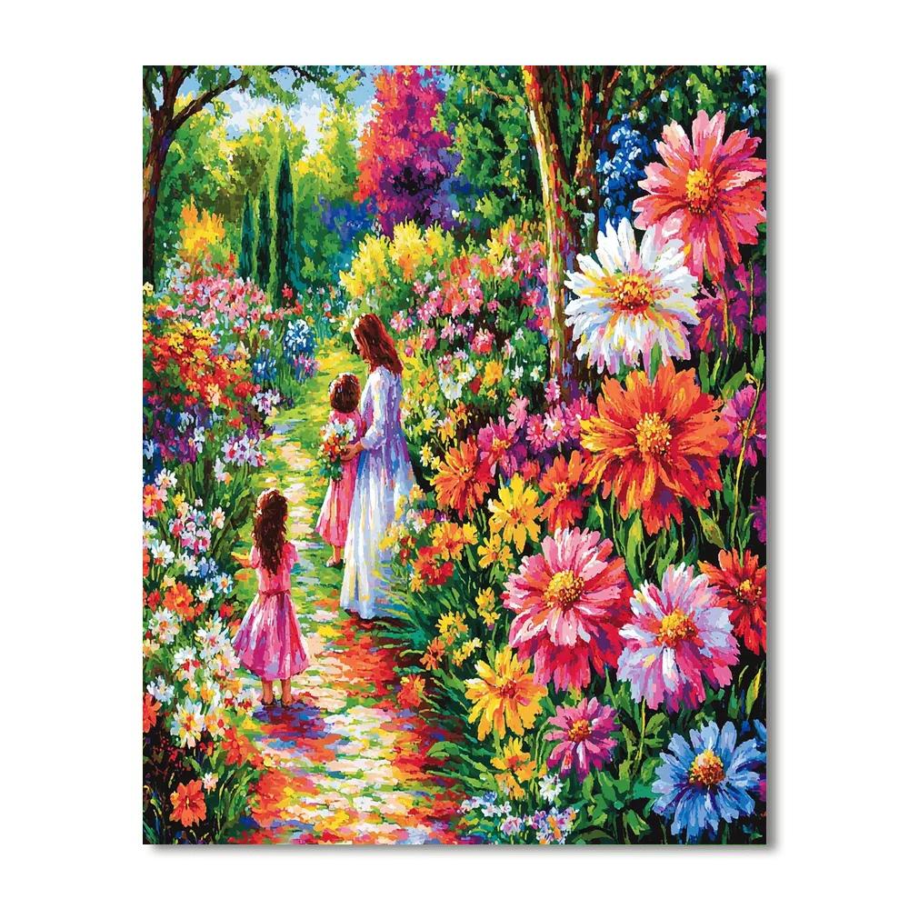 Floral Love DIY Paint By Numbers