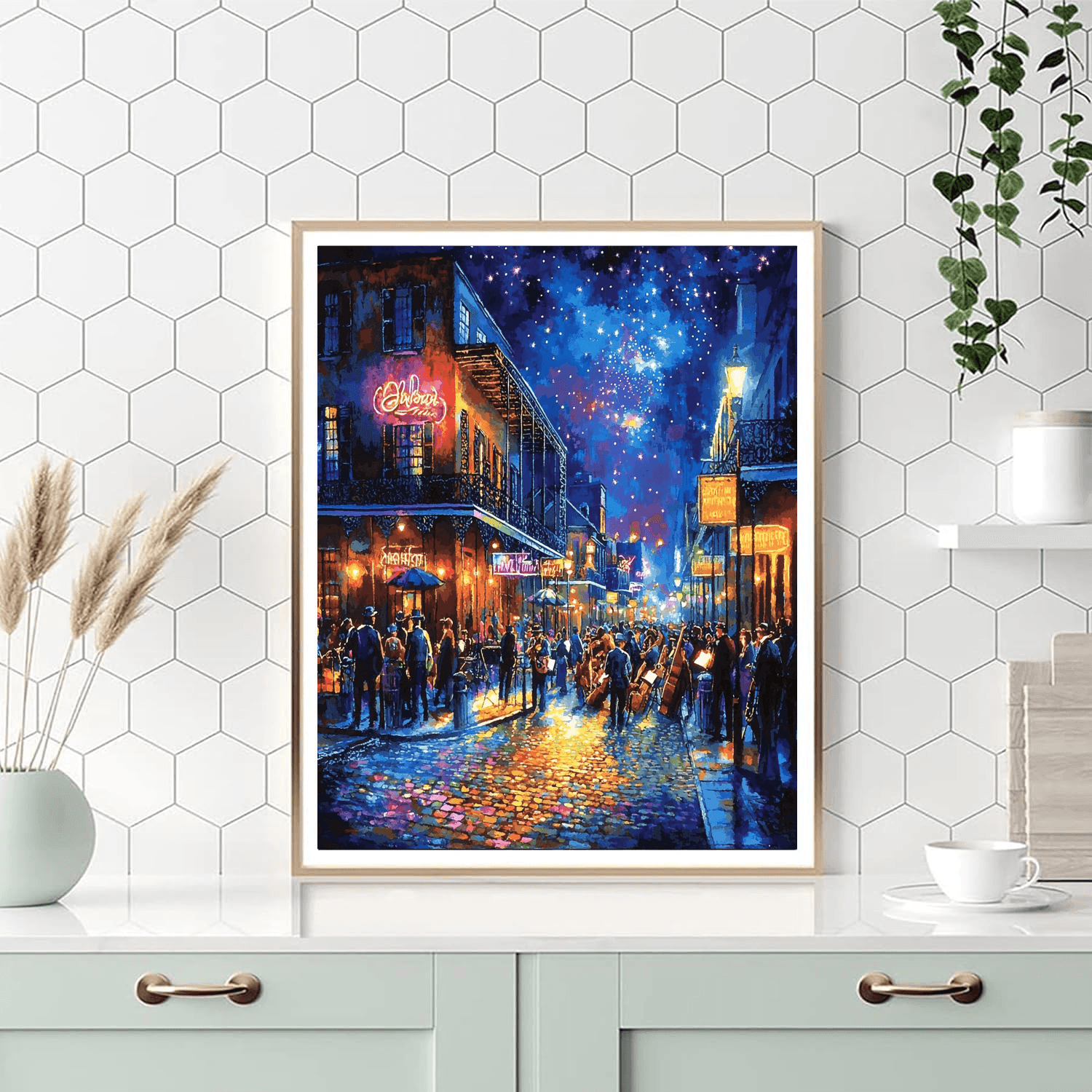 Bourbon Street - New Orleans Numbered Painting Kits