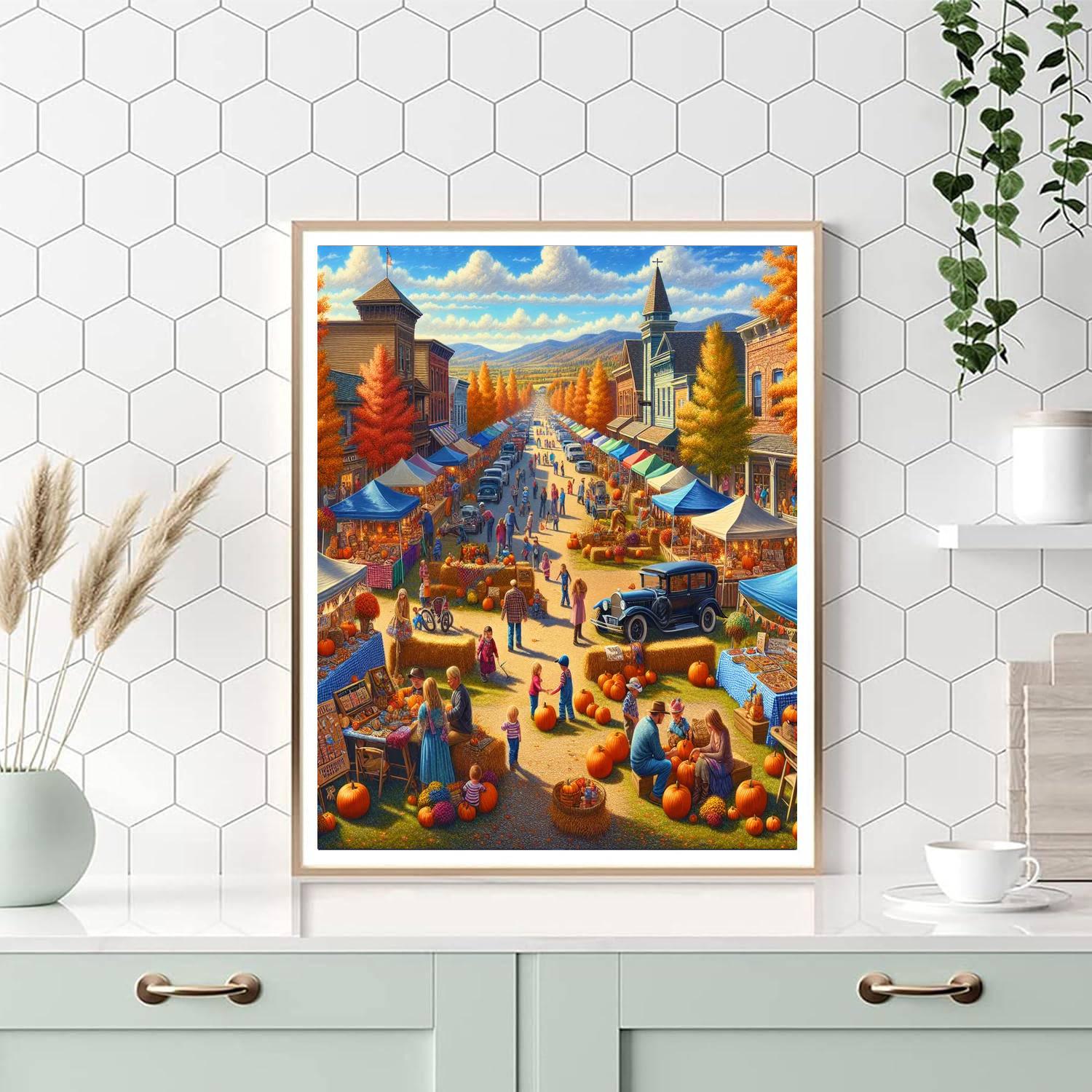 Elk City Fall Festival - Elk City, Usa Paint By Numbers Art