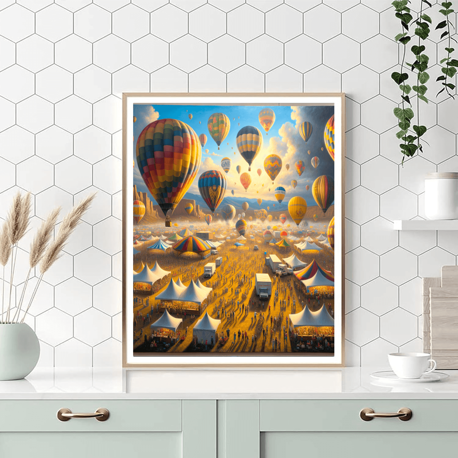 Albuquerque International Balloon Fiesta - New Mexico, Usa Paint By Numbers