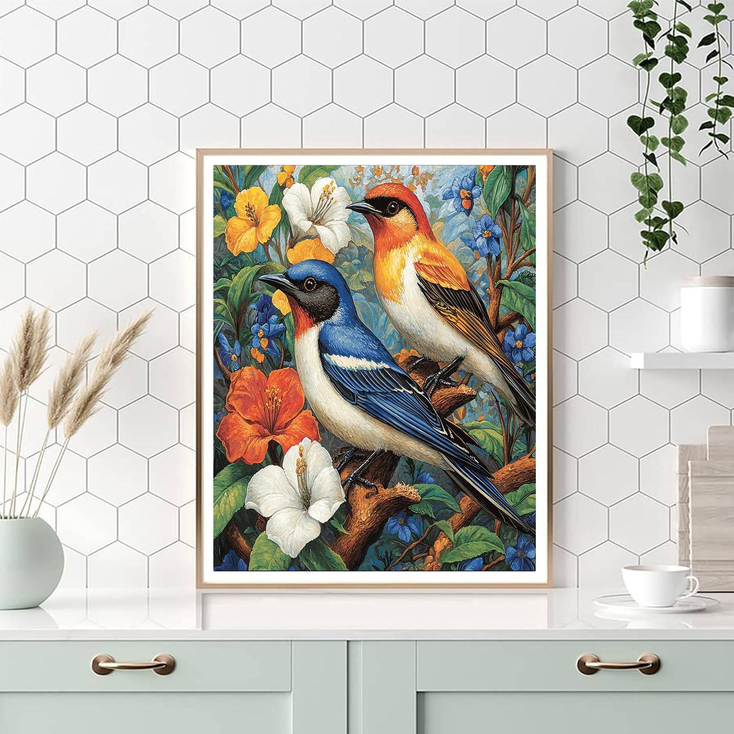 John James Audubon Inspired Bold Wildlife Portraits  Painting By Numbers Kit