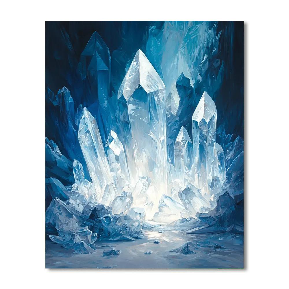 Michelangelo Inspired Crystalline Dream  Painting Number Kit