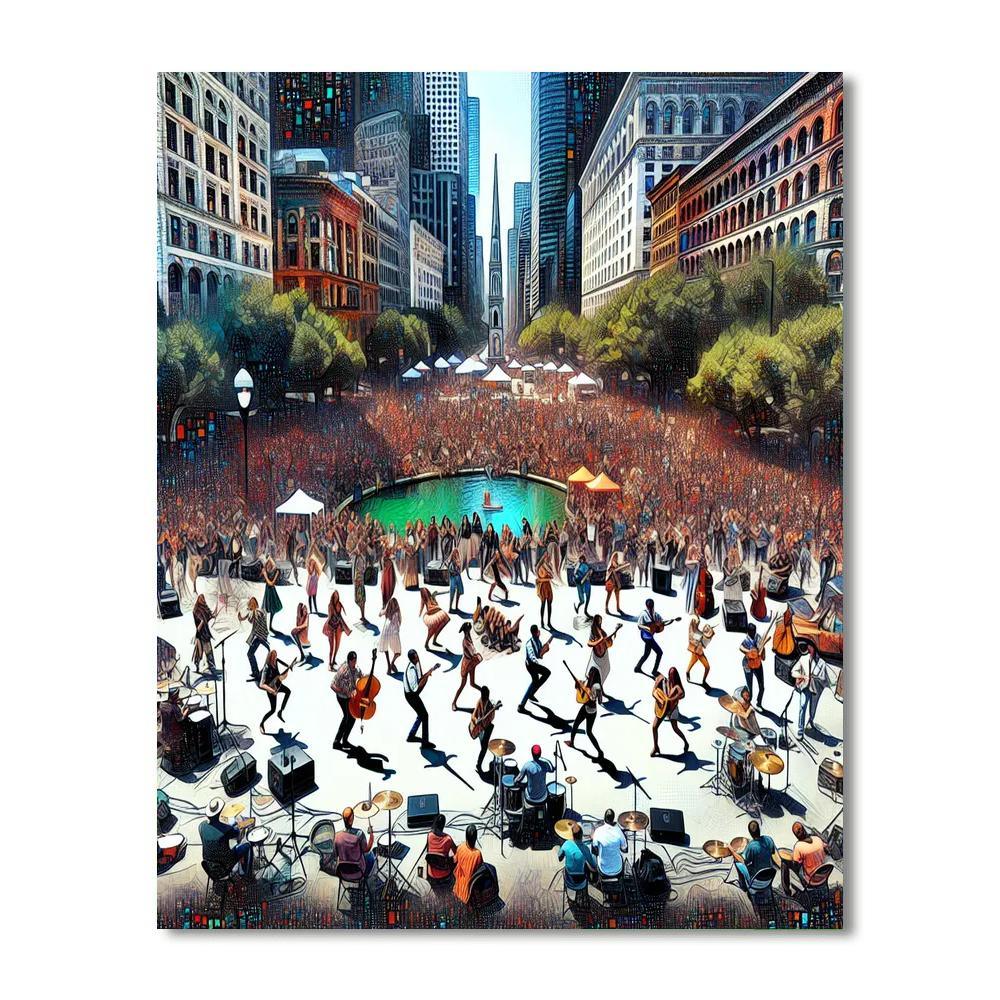 Helsinki Festival - Helsinki Paint By Numbers Kits