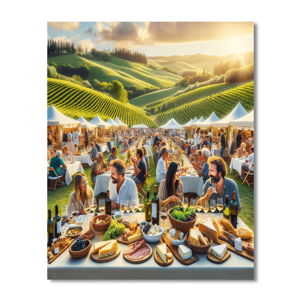 Tuscany Wine Festival - Italy Paint By Number