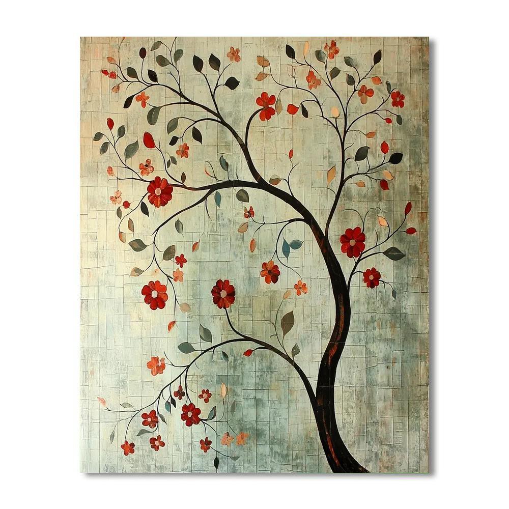 Nandalal Bose Inspired Essence Of The Seasons  Painting Number Kit