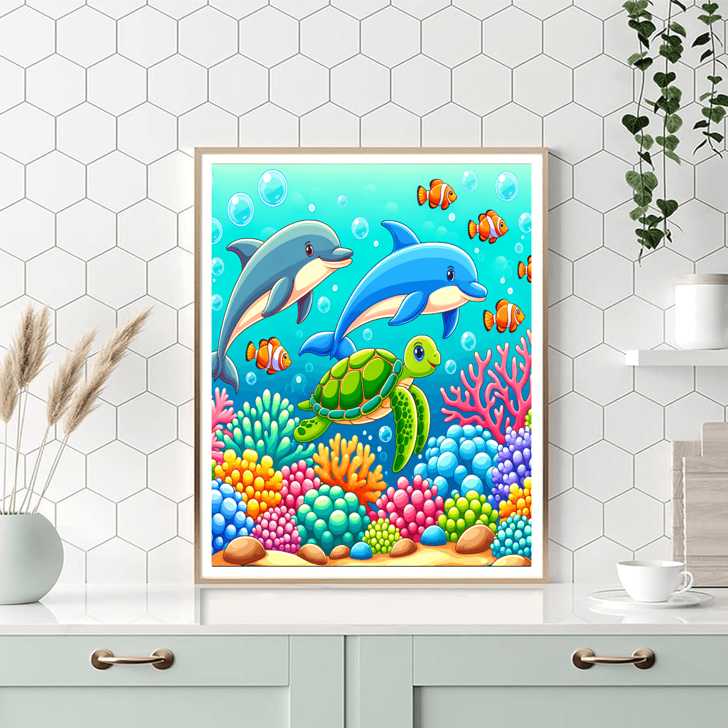 Charming Ocean Life Paint By Number