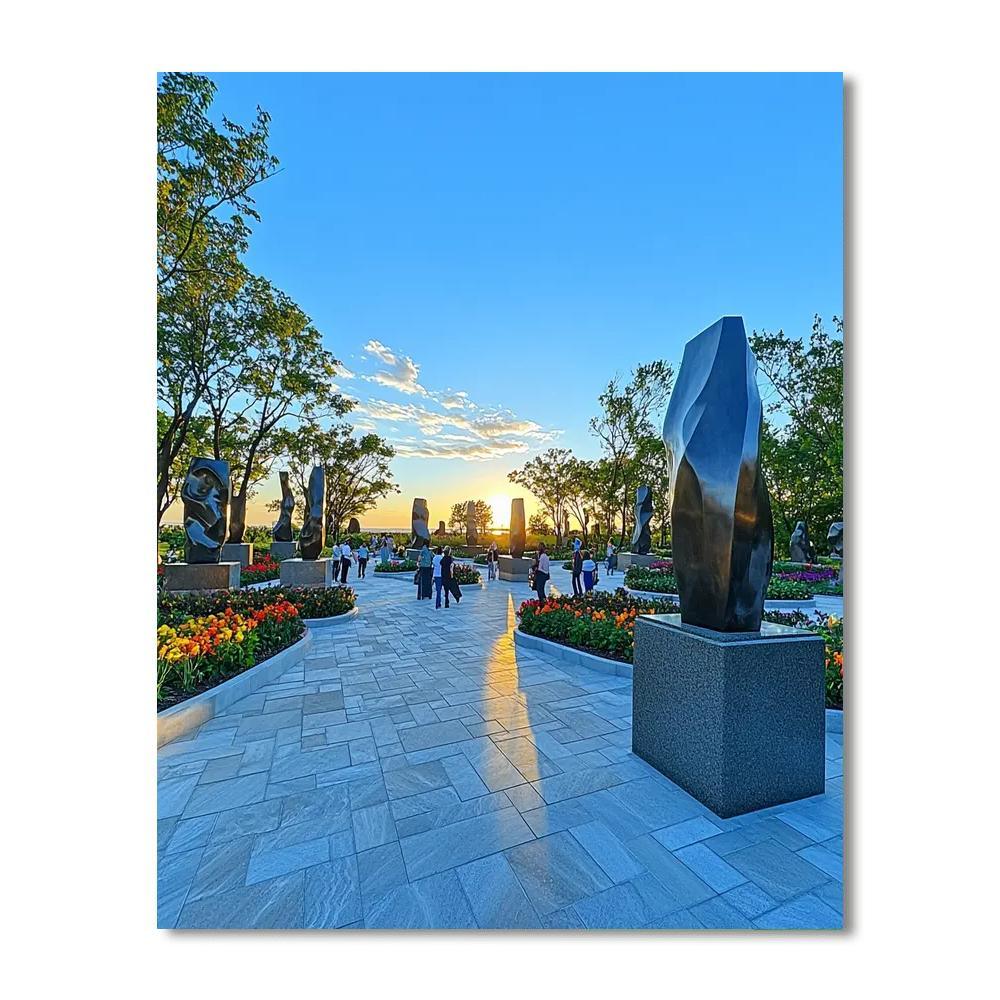 Vigeland Sculpture Park - Oslo Paint By Number