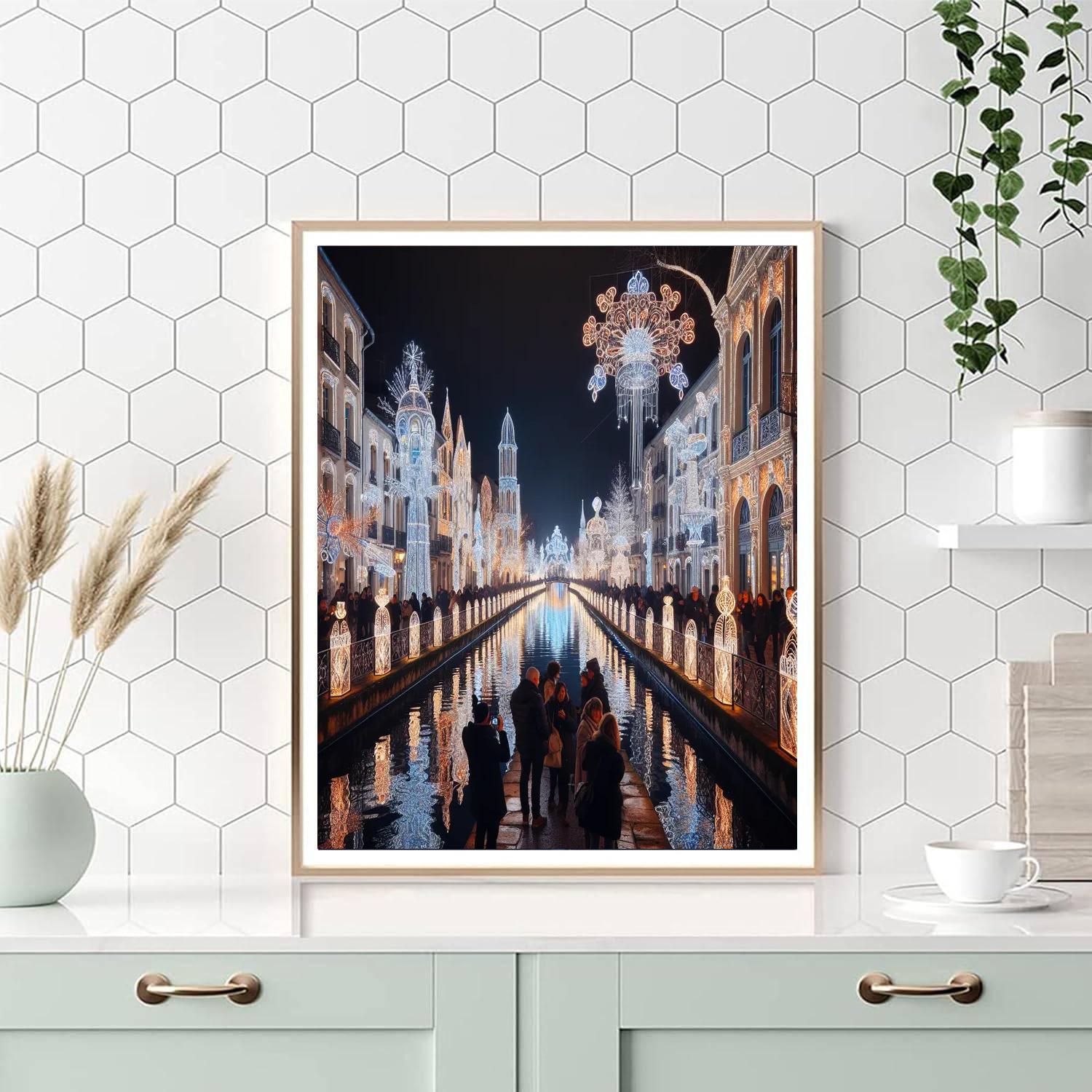 O Festival Da Luz Painting Number Kit