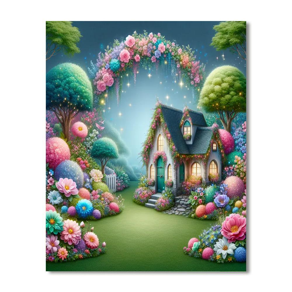 Fairy Tale Cottage Dream Paint By Numbers Kits