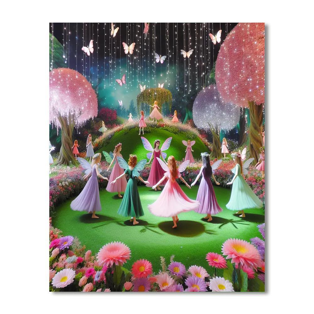 Joyful Fairy Festival DIY Paint By Numbers