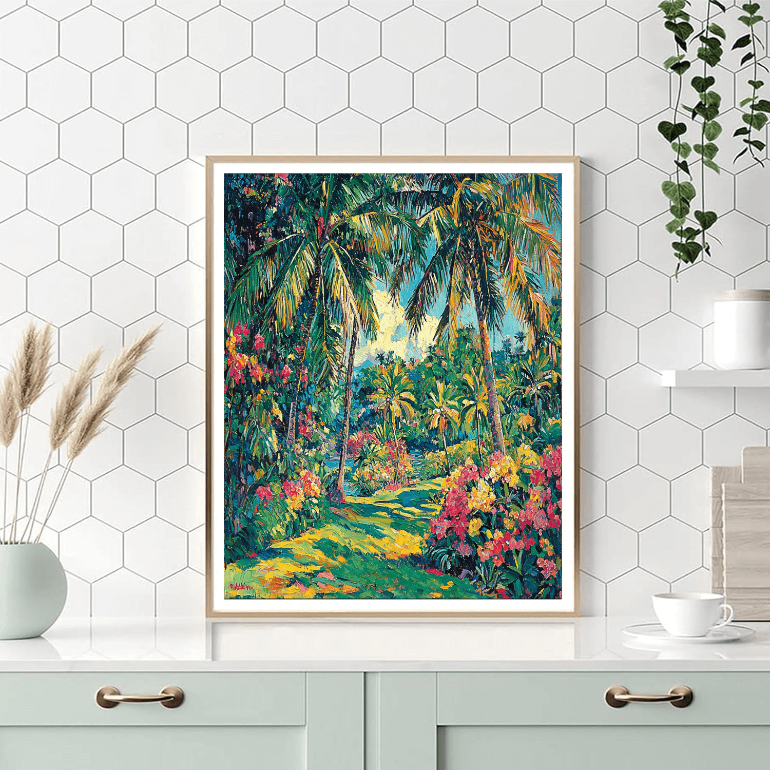 Paul Gauguin Inspired Tropical Serenity  Painting By Numbers Kit
