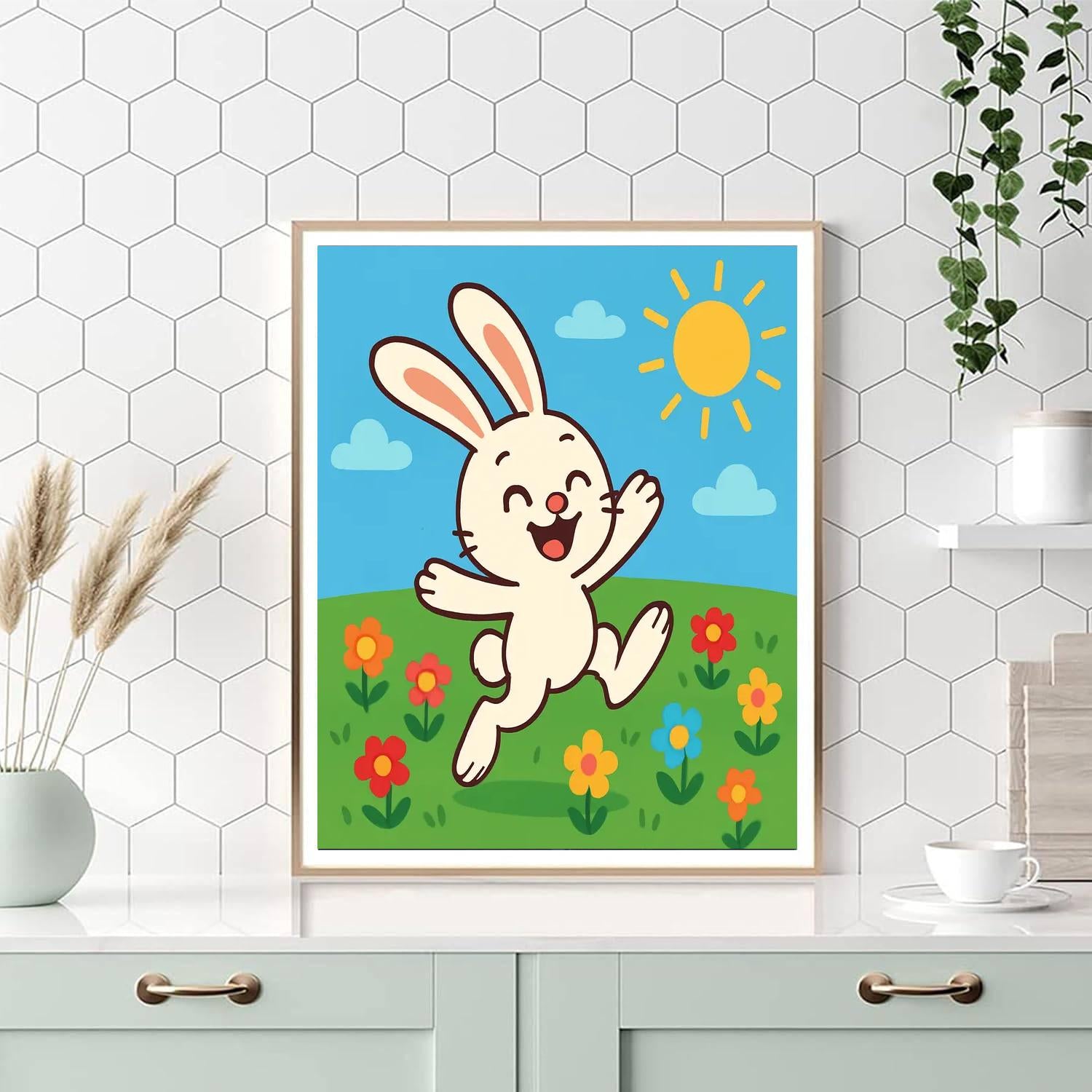 Adventurous Bunny Paint By Numbers