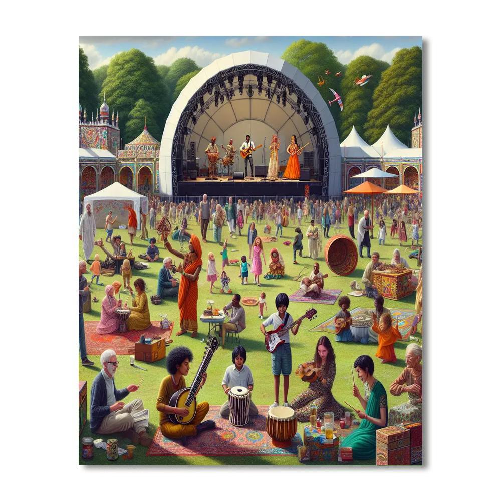 Womad - Charlton Park, England Paint By Numbers