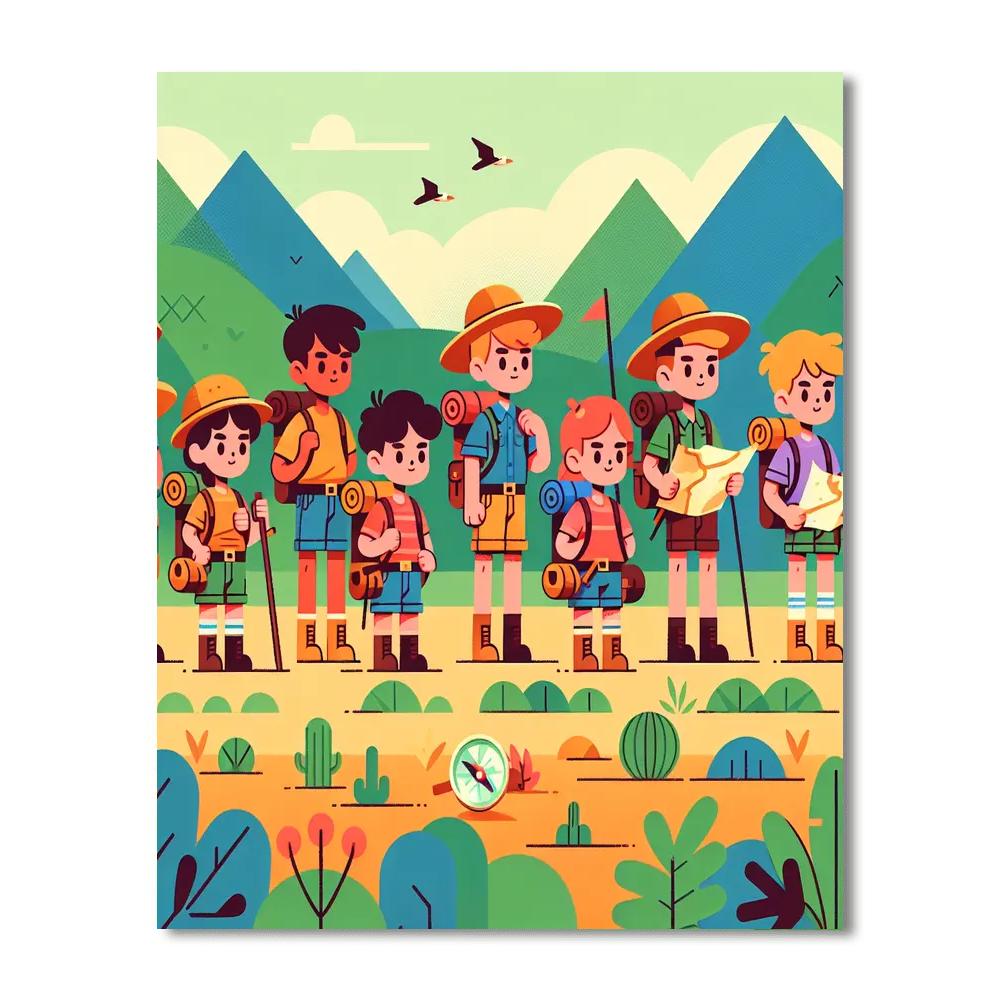 Explorers' Club DIY Paint By Numbers