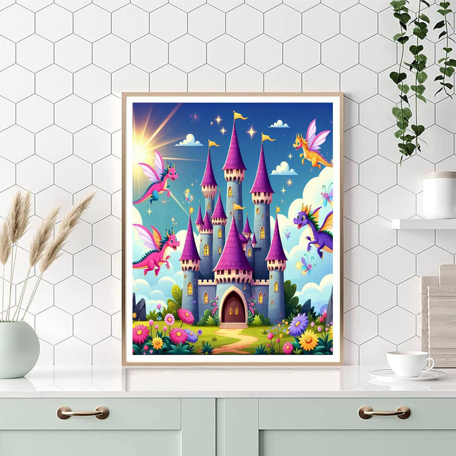 Charming Castle Tales Paint By Number