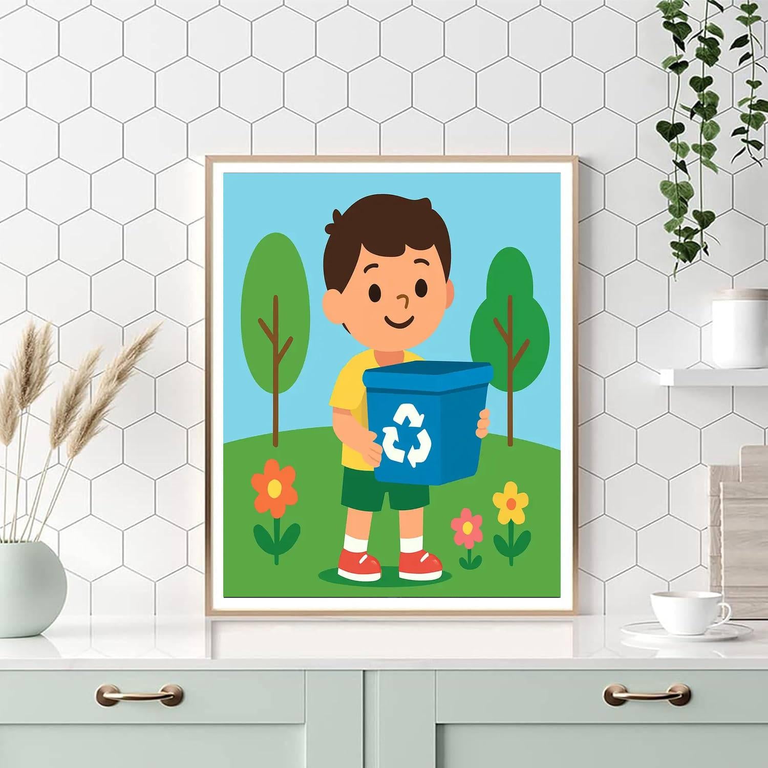 Eco-friendly Planet Numbered Painting Kits