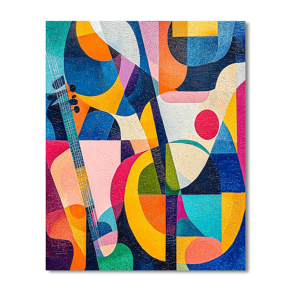 Pablo Picasso Inspired Picasso's Musical Harmony  Paint By Numbers Art