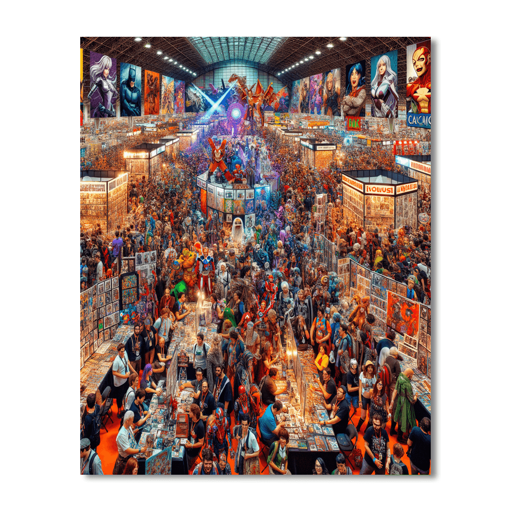 Wales Comic Con - Wales Painting By Numbers Kit