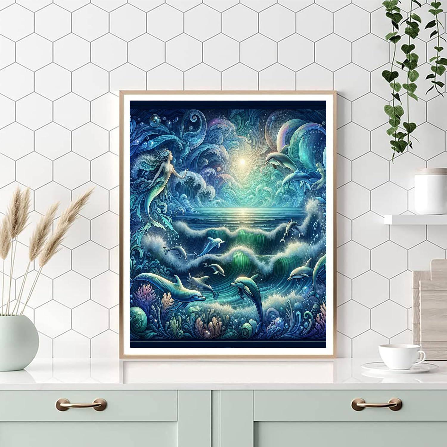 Iridescent Ocean Fantasy Paint By Numbers