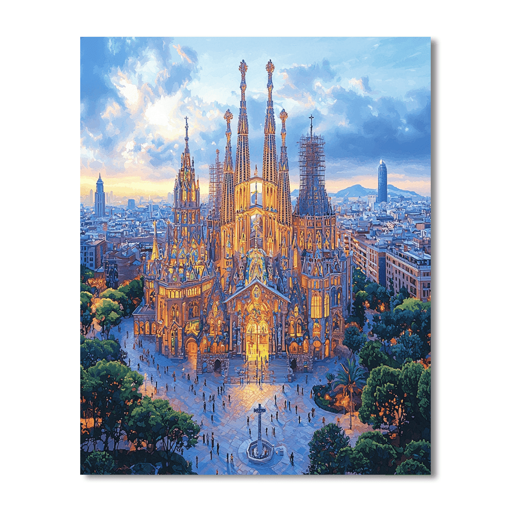 Sagrada Familia Paint By Numbers