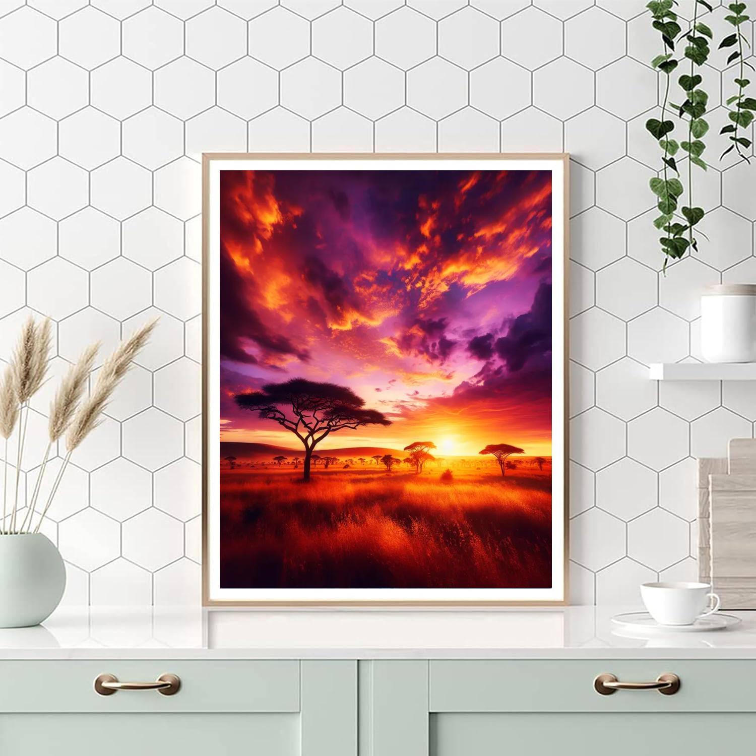 Golden Horizon Majesty Paint By Number