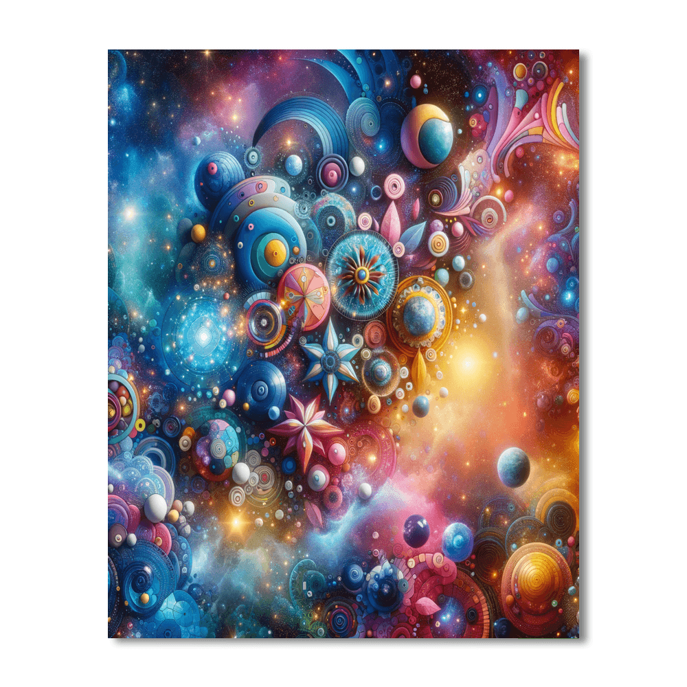 Cosmic Fantasy Landscape DIY Paint By Numbers
