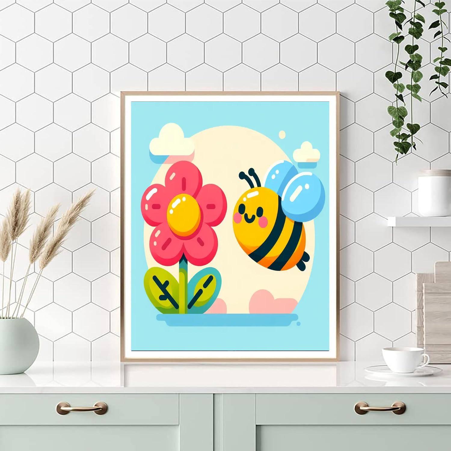 Blissful Bumblebee Paint By Color