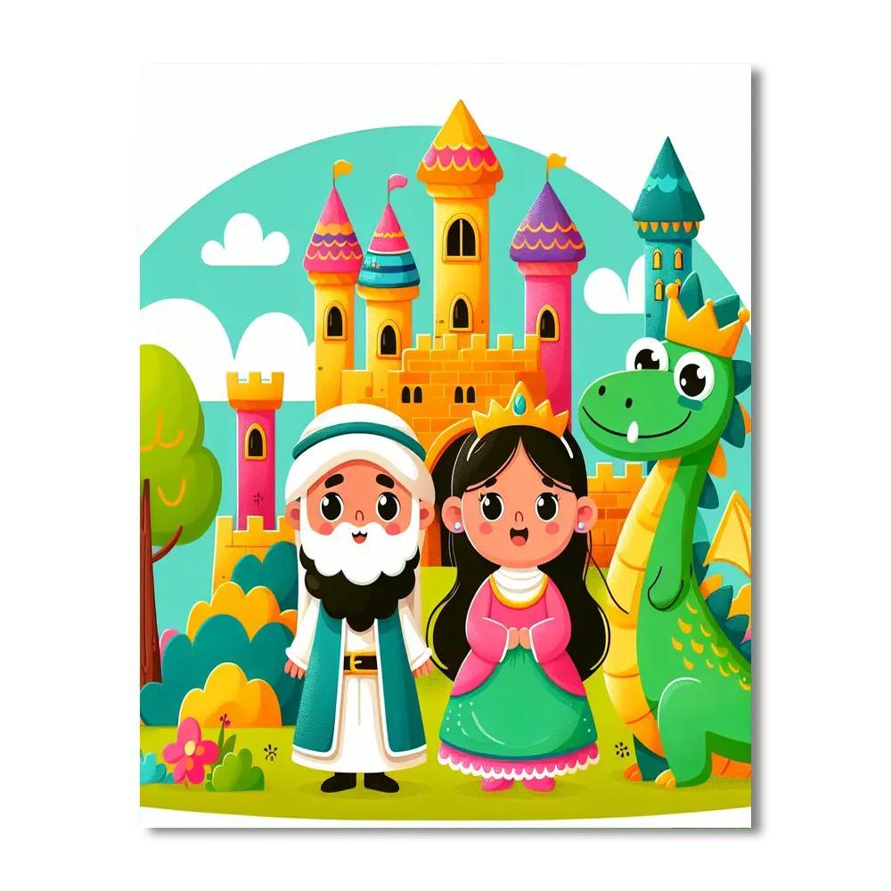 Charming Fairy Tale Adventures Numbered Painting Kits