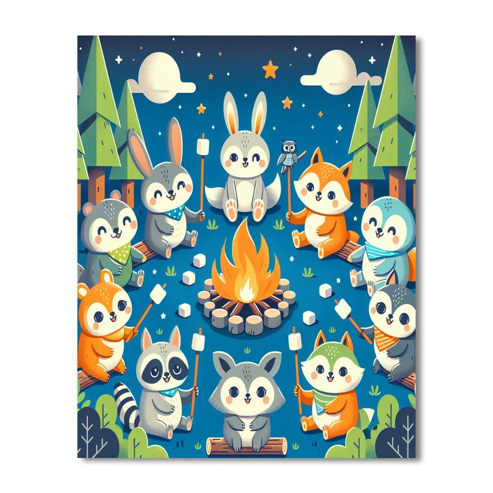 Creative Critter Campers Paint By Numbers Kits