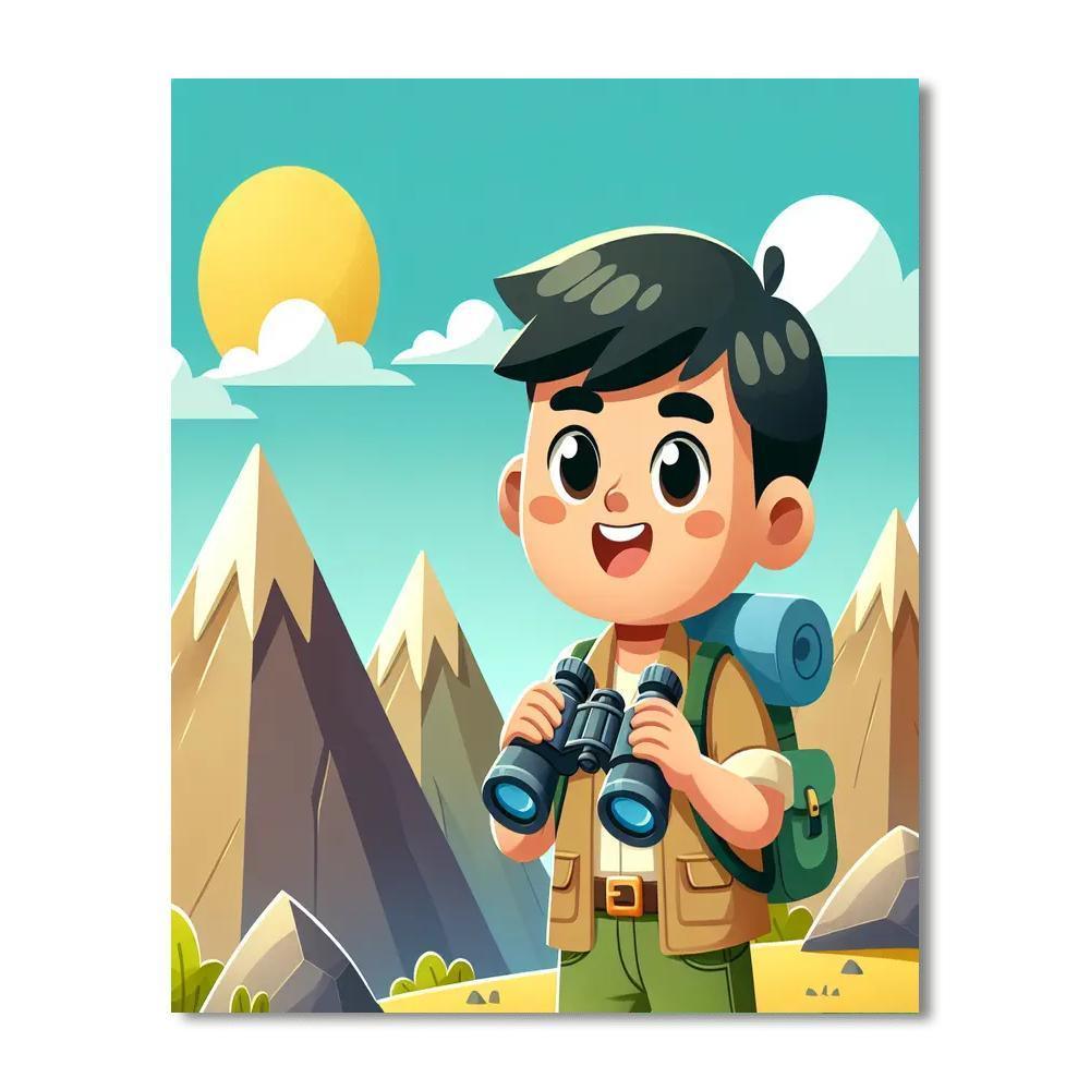 Adventurous Little Explorer Paint By Number