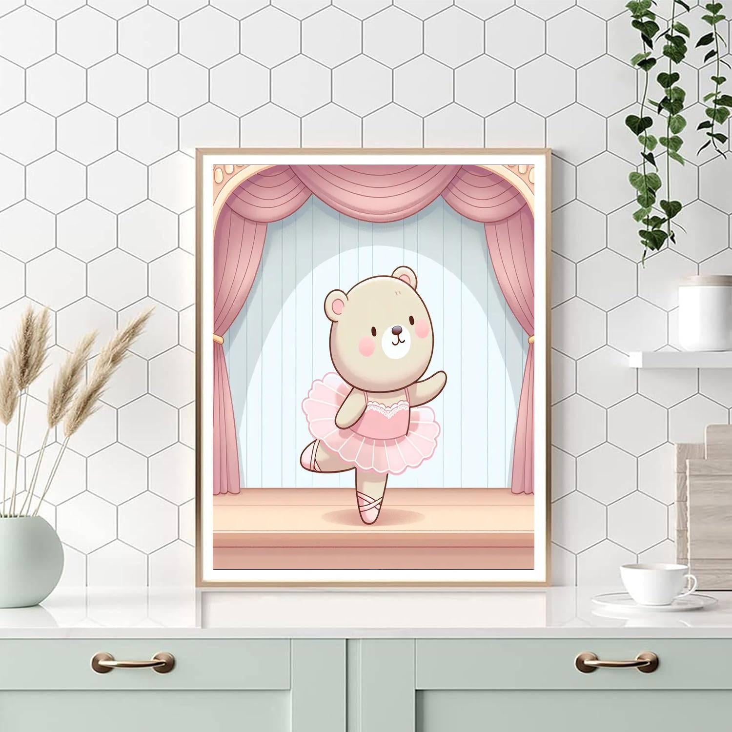 Ballet Bear's Big Performance Paint By Numbers Kits