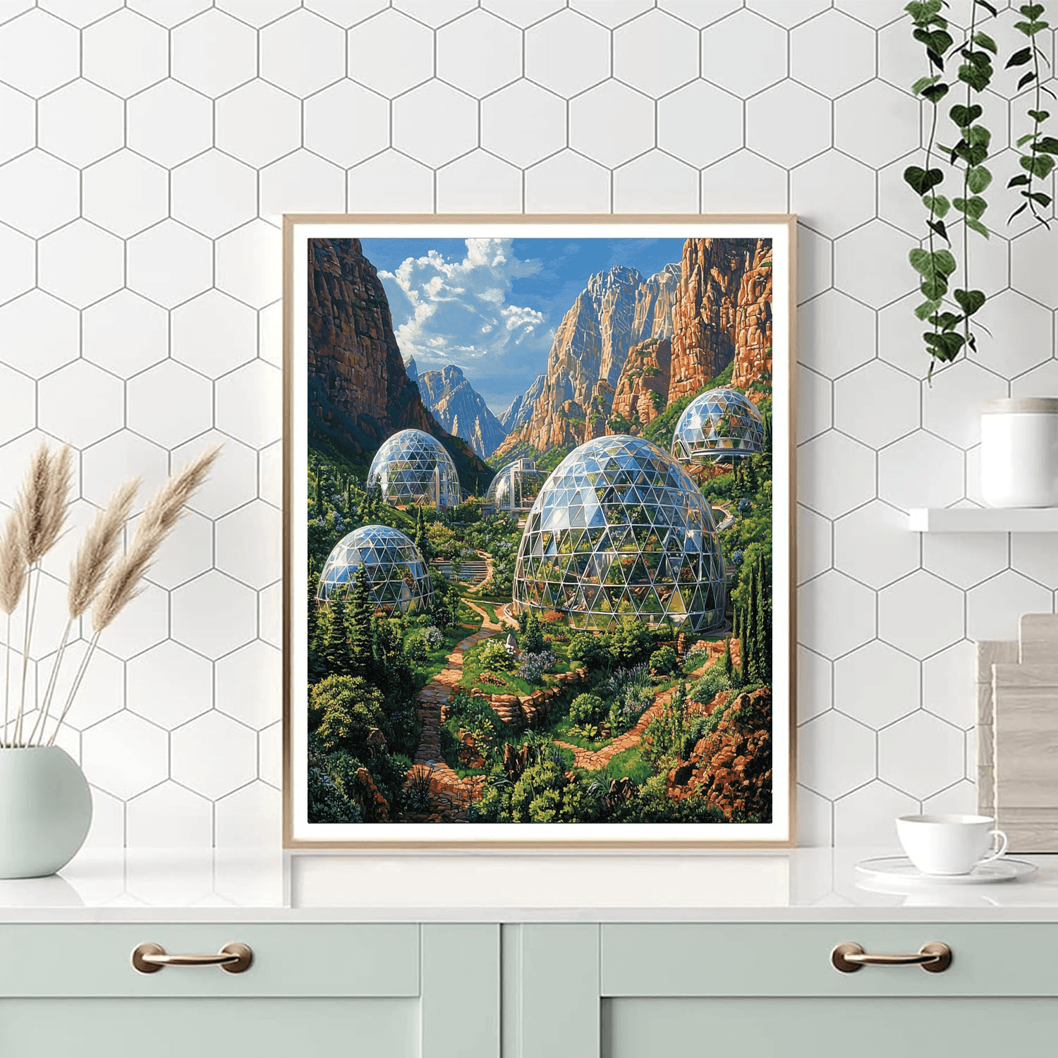 Eden Project - Cornwall Paint By Numbers Kits