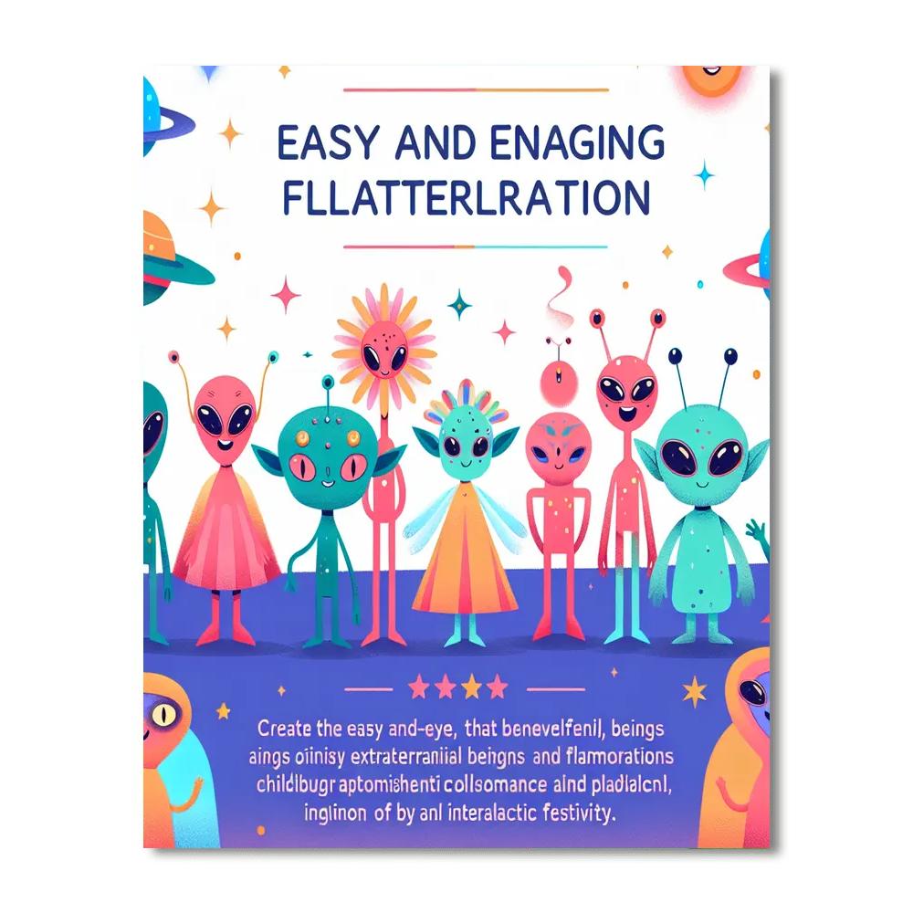 Cosmic Carnival Celebrations Painting By Numbers Kit