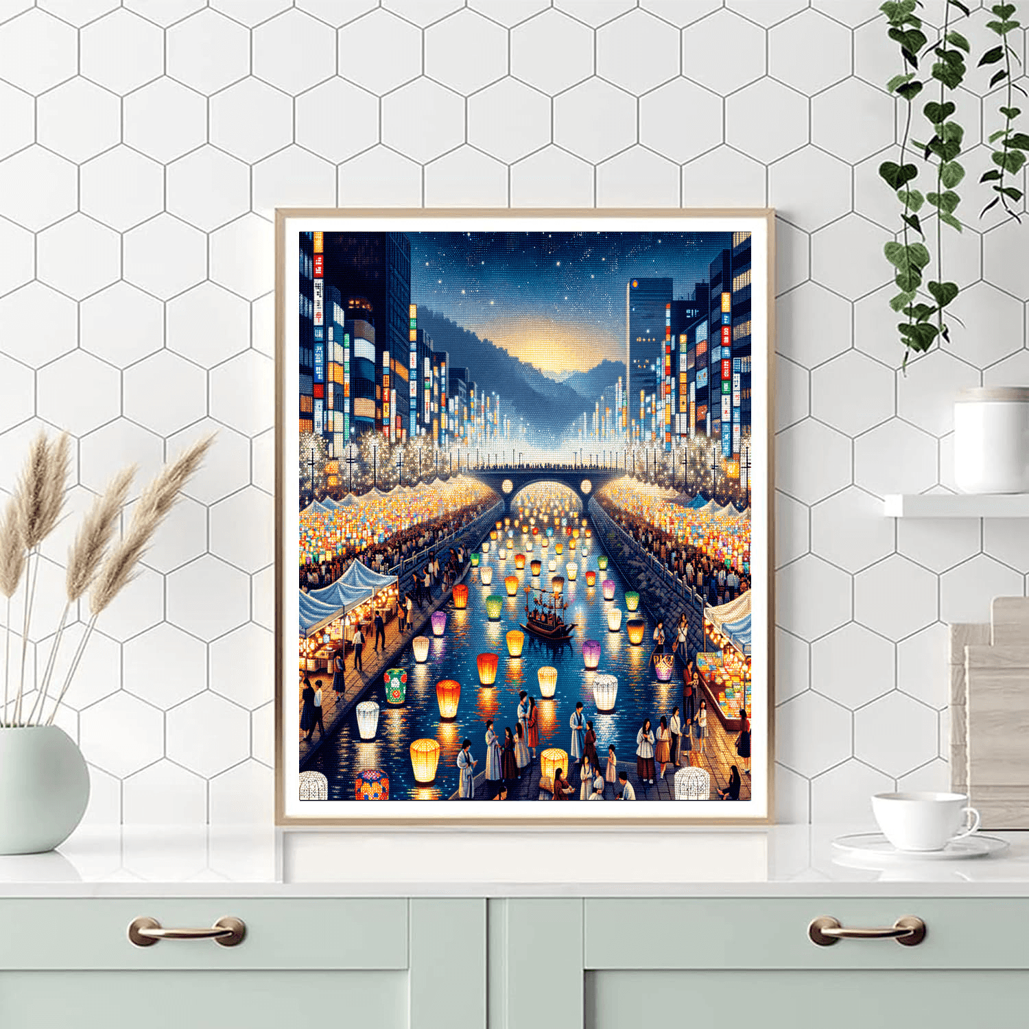 The Seoul Lantern Festival Paint By Color