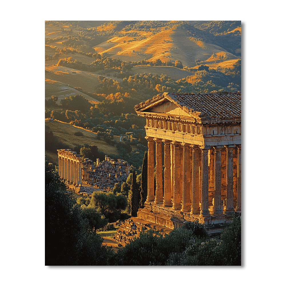 Sicily’s Valley Of The Temples DIY Paint By Numbers