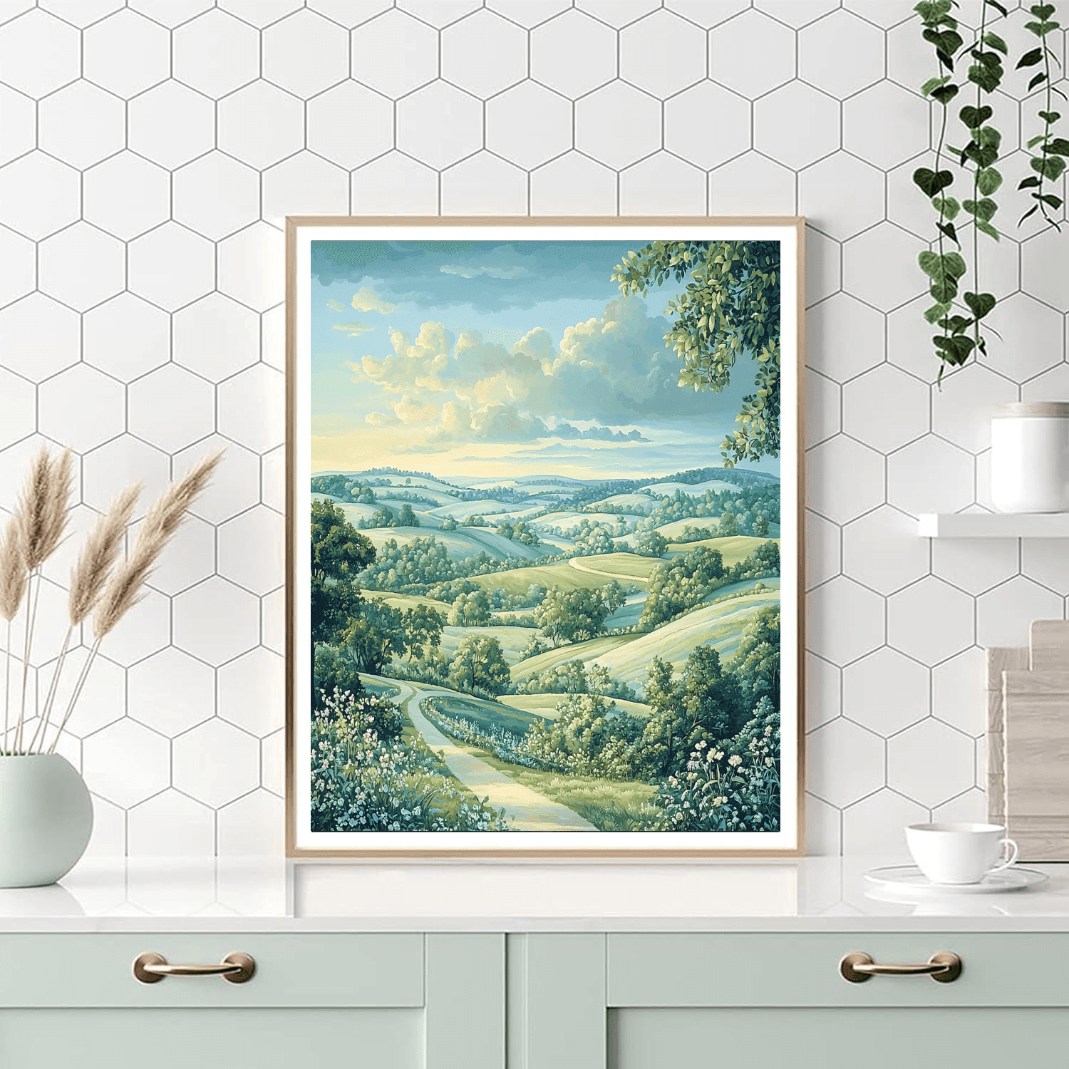 Gainsborough Inspired Rural Reverie  Paint By Number