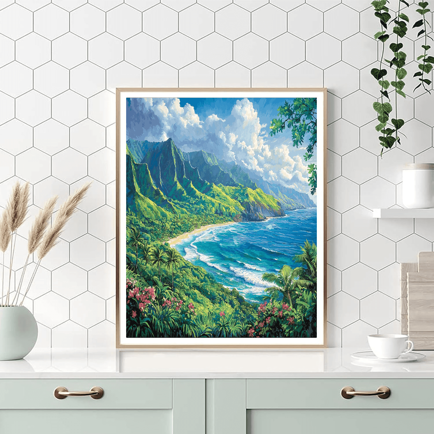 Kauai - Hawaii DIY Paint By Numbers
